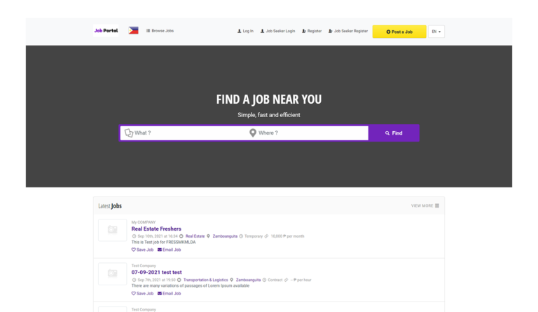 JOb Portal FEatured image