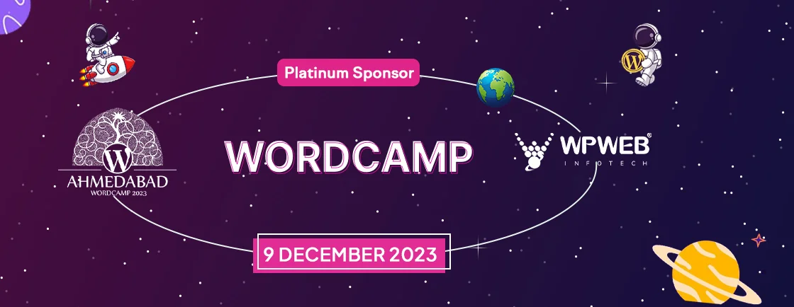 wpweb infotech at wordcamp ahmedabad 2023