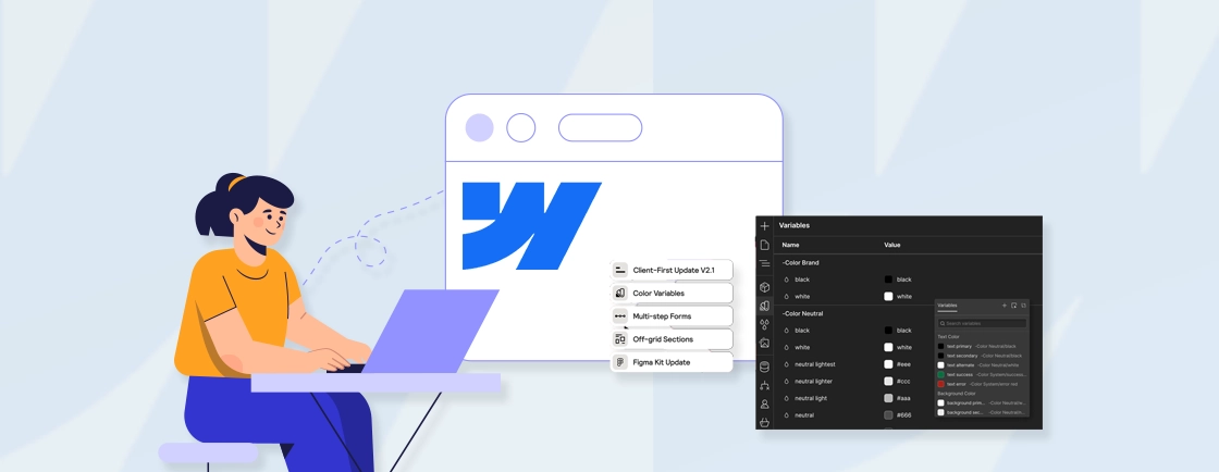webflow variables