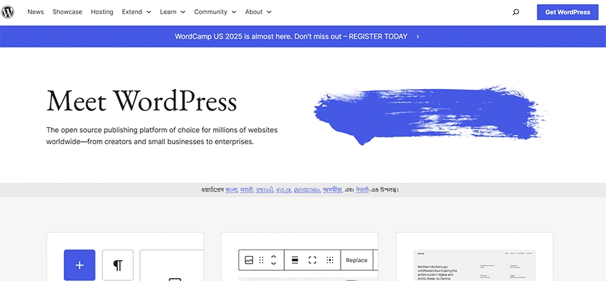 WordPress.org CMS