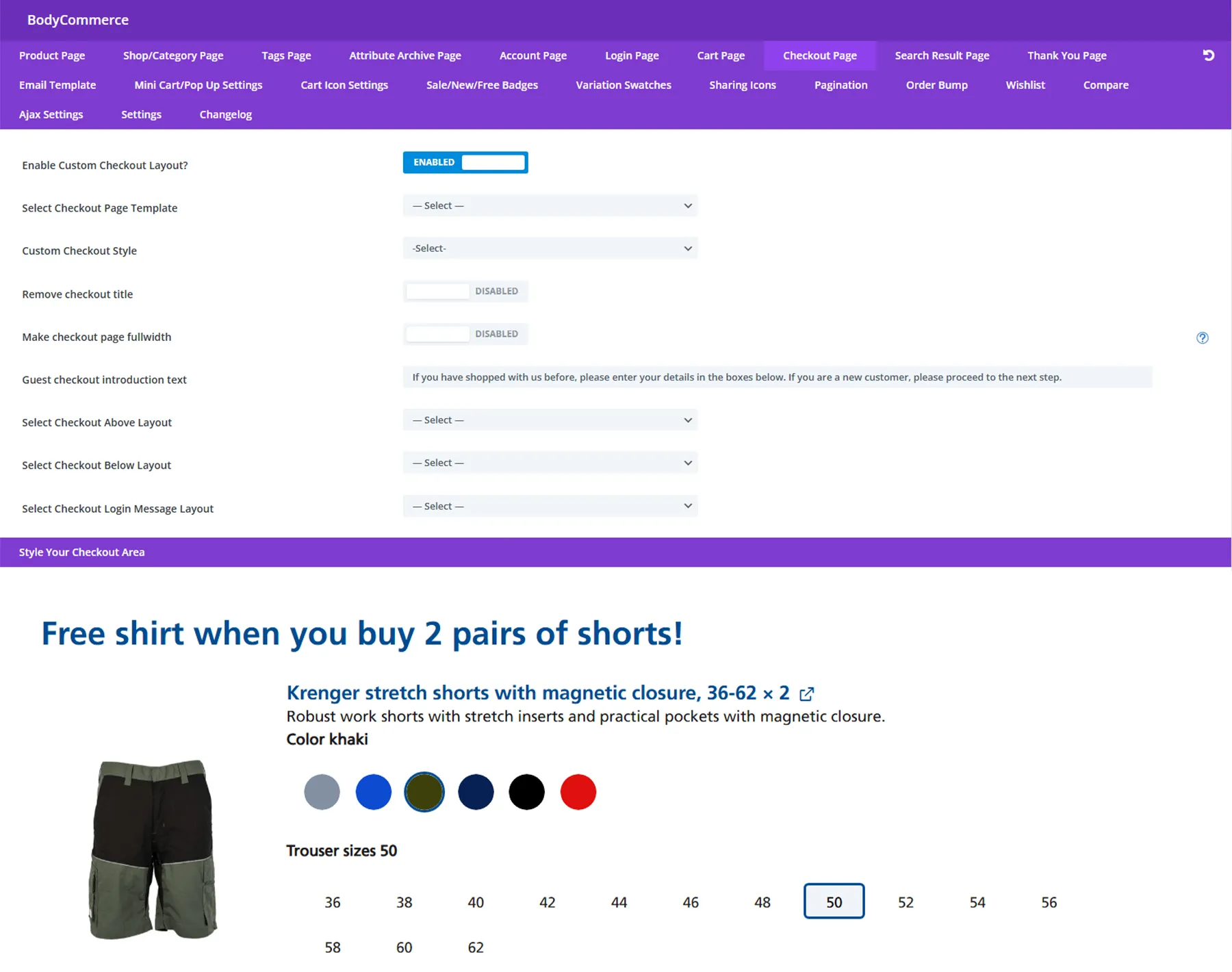 divi-bodycommerce-project in figures