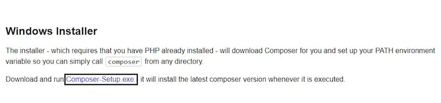 install composer