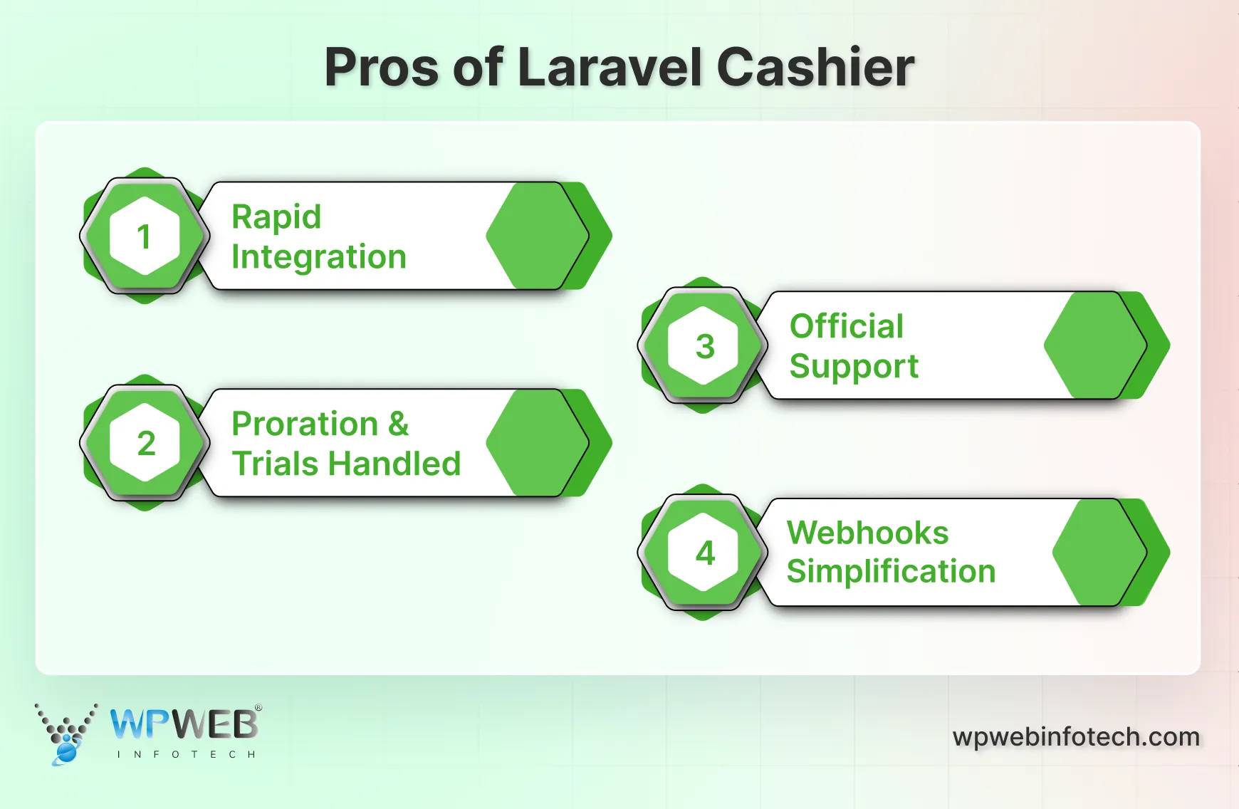 pros of laravel cashier