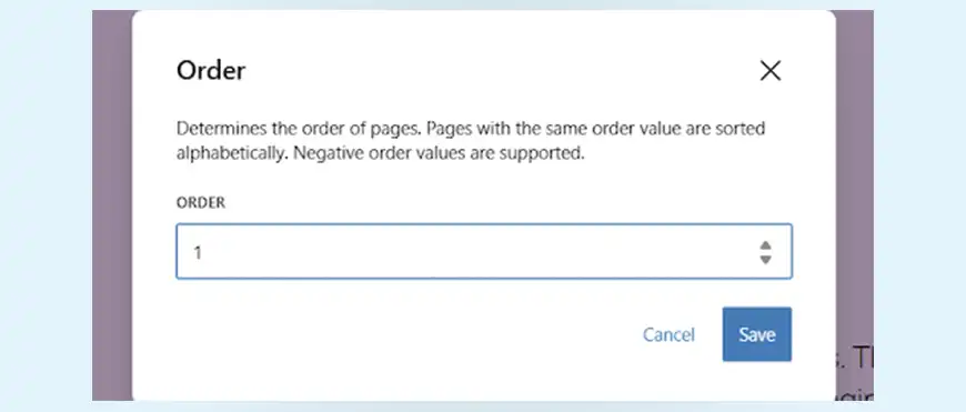 query loop sorting by menu order