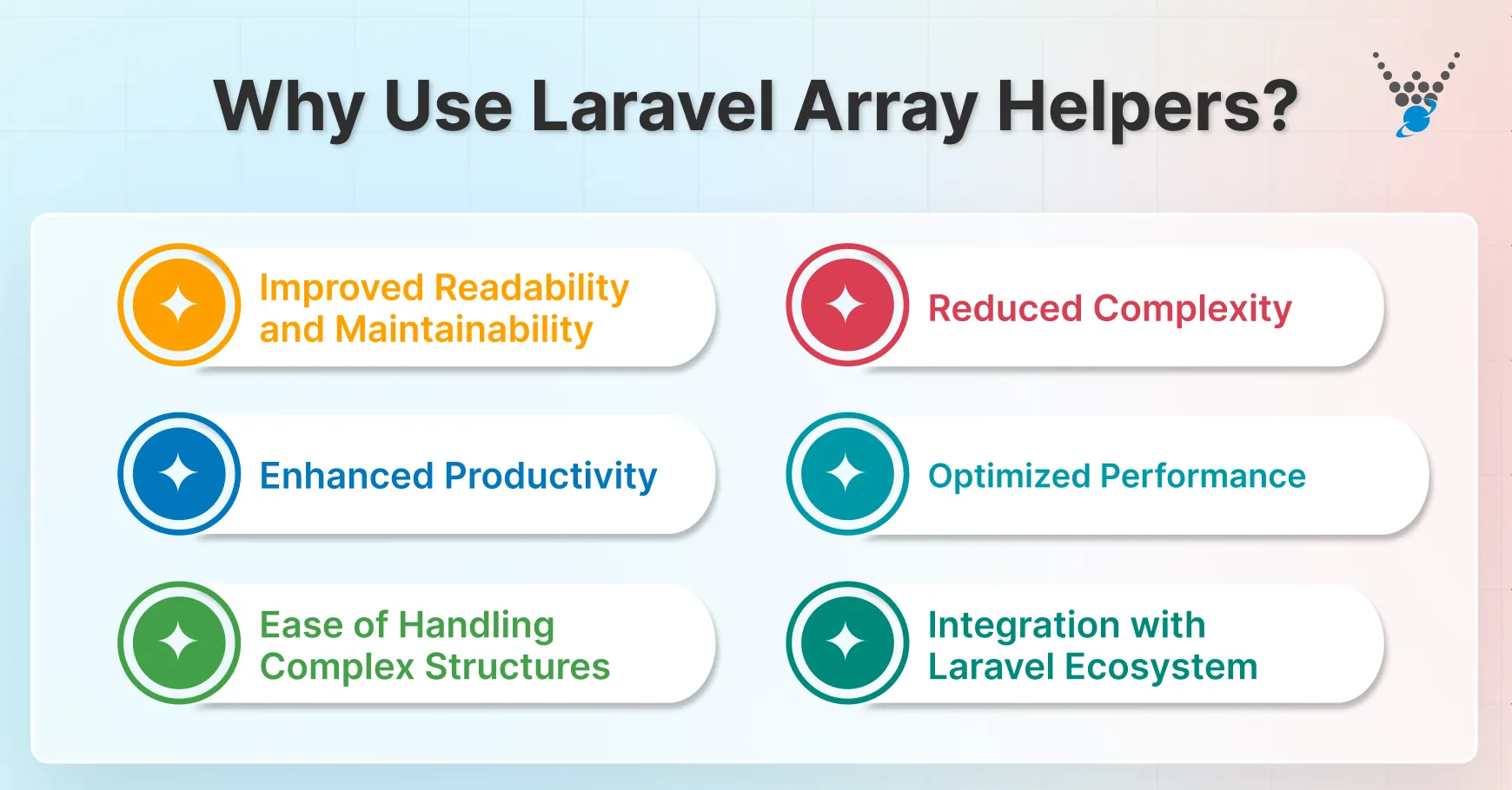 why use laravel array helpers