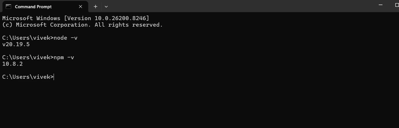 Verify installation