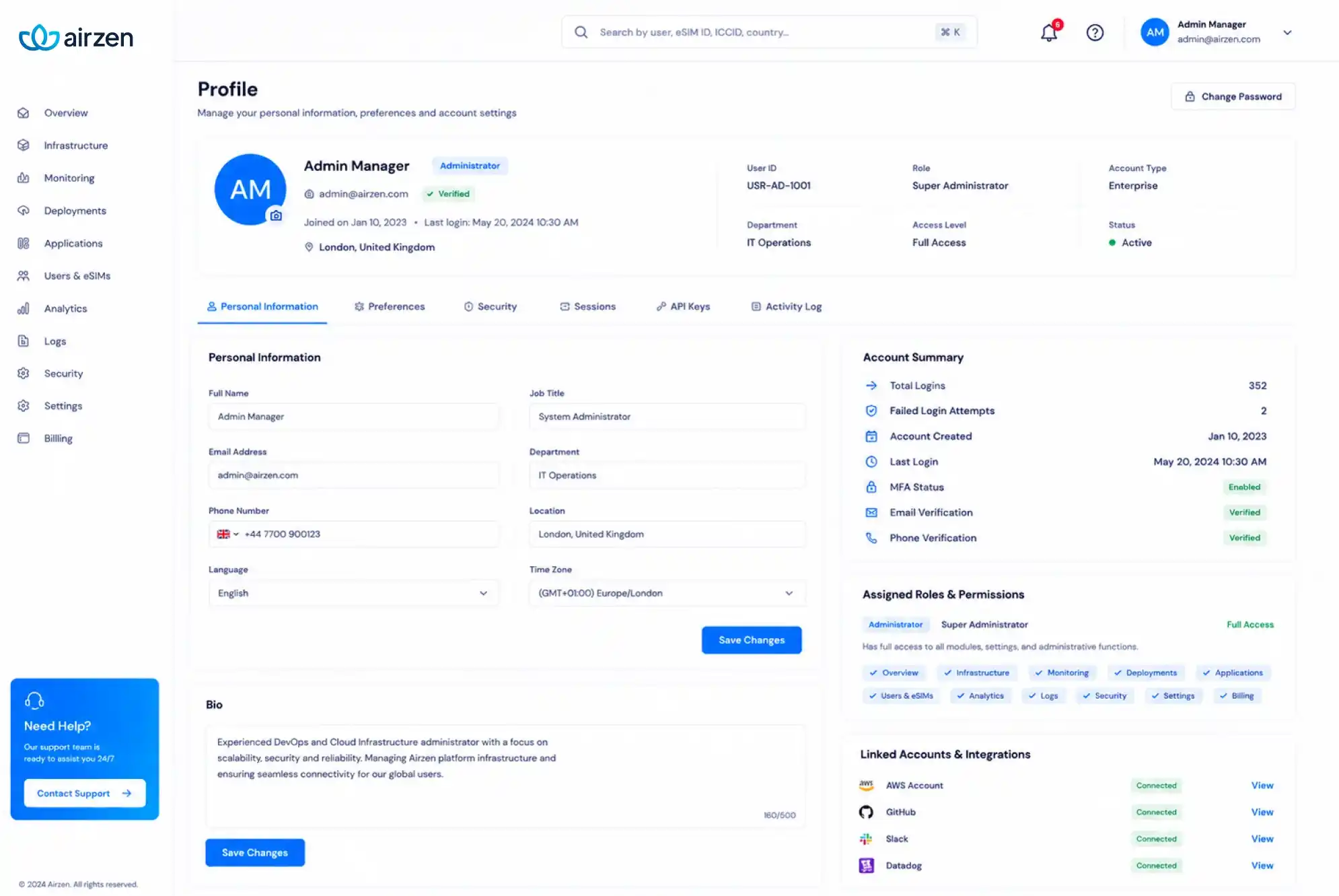 Airzen Case Study | AWS DevOps Infrastructure Modernization