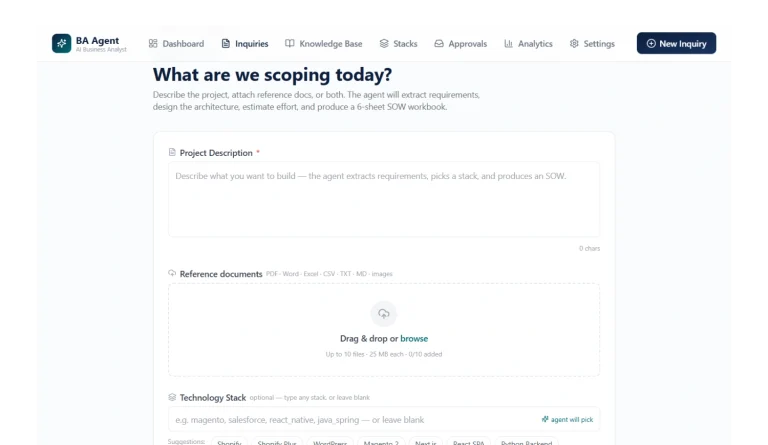 AI BA Agent
