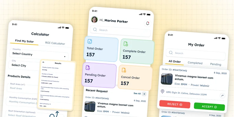 Solar eCommerce App 2