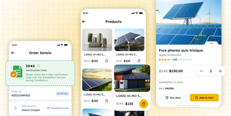 Solar eCommerce App 3