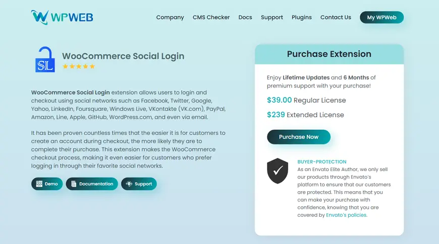 woo social login